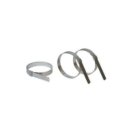 Apache Apache JS3059 1-1/2" Band-It Jr. Carbon Steel Preformed Clamp w/ 5/8" Wide Band 40029024